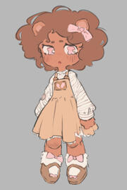 Full body chibi, flat coloured